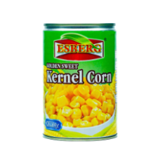 ESBERG WHOLE KERNEL CORN - 425GM X TIN