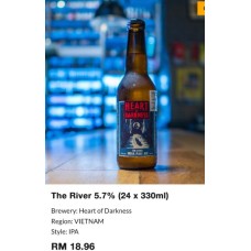 HEART OF DARKNESS THE RIVER IPA 5.7% (330ML X 24BTL)